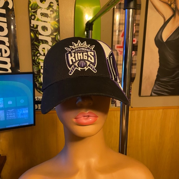 Sacramento Kings embossed letters hat bibby adjustable - Picture 1 of 7